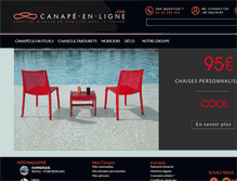 Tablet Screenshot of canape-en-ligne.com